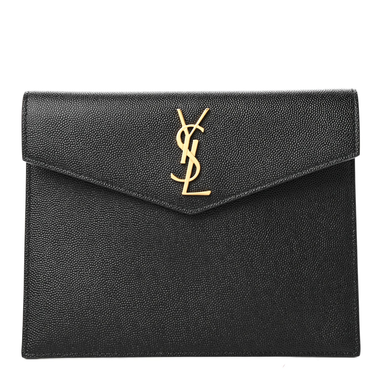 Saint Laurent Grain De Poudre Uptown Baby Pouch Black 1 of 6