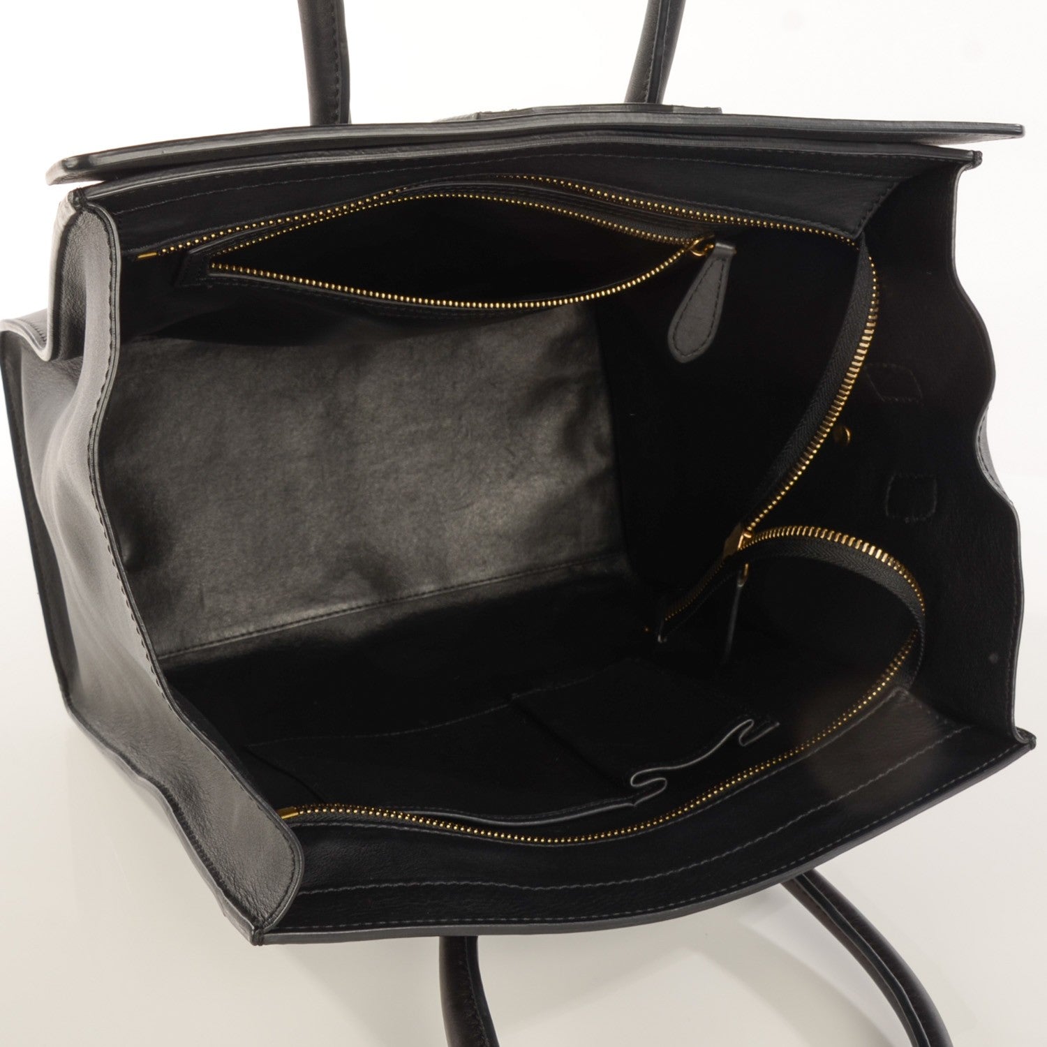 Celine Smooth Calfskin Mini Luggage Black 5 of 8