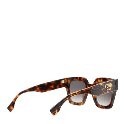 Fendi Acetate Fendi Square Sunglasses FE40101 Havana Black 4 of 6