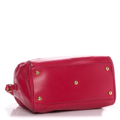 Saint Laurent Calfskin Classic Duffle 6 Fuchsia 4 of 17