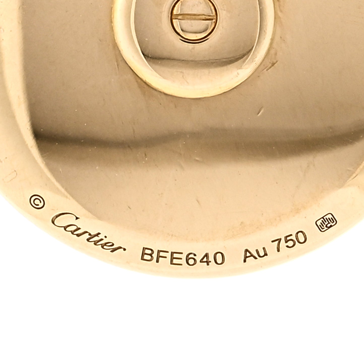 18K Yellow Gold Diamond Lapis Lazuli SM Amulette de Cartier Pendant Necklace