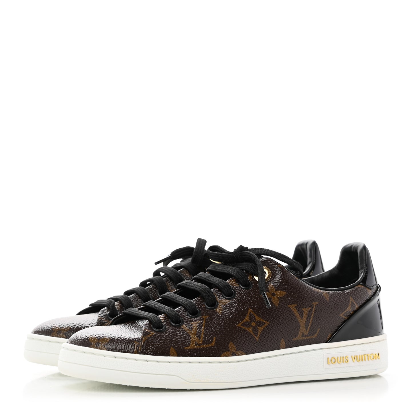 Patent Monogram Frontrow Sneakers 34.5