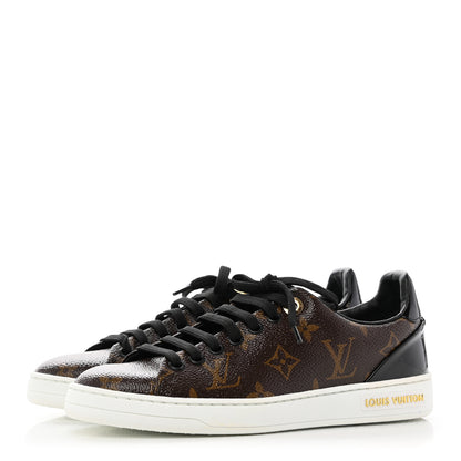 Louis Vuitton Patent Monogram Frontrow Sneakers 34.5 3 of 8