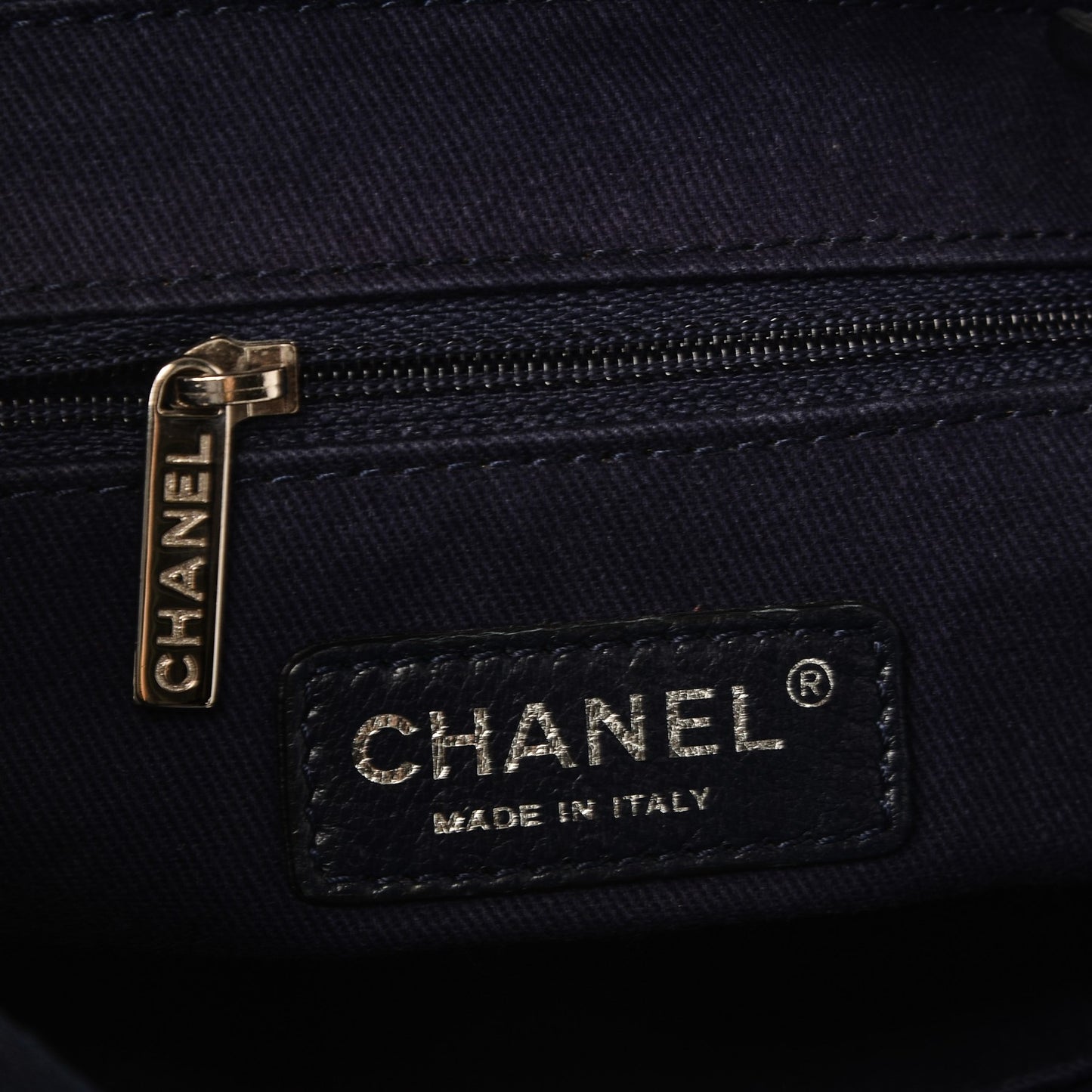 Canvas Mini Deauville Tote Denim Blue