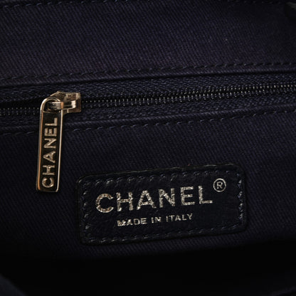 Chanel Canvas Mini Deauville Tote Denim Blue 6 of 7