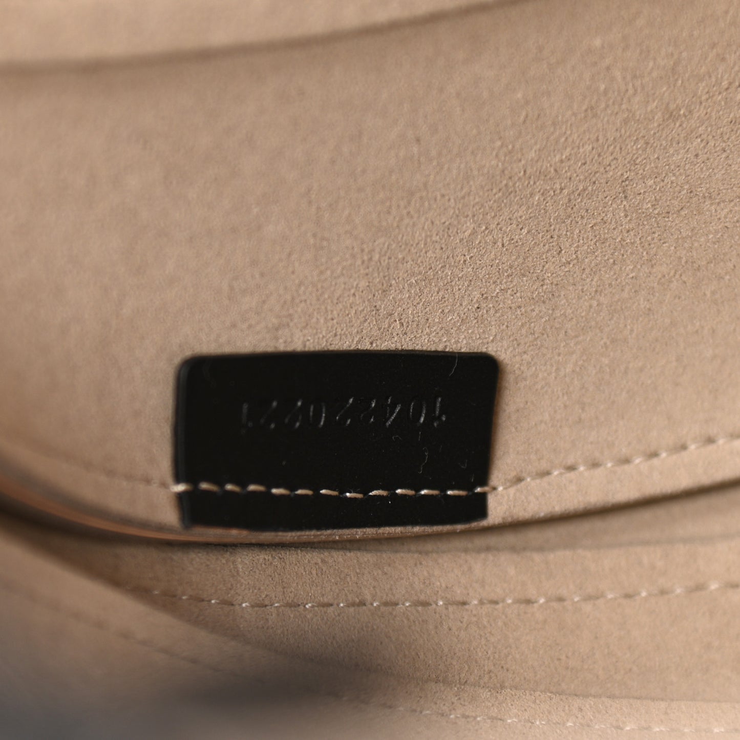 Calfskin Arch Shoulder Bag Peach