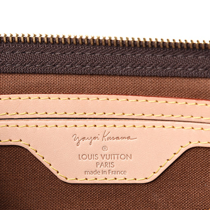 Louis Vuitton Monogram Kusama Town Speedy 30 Blue 5 of 10