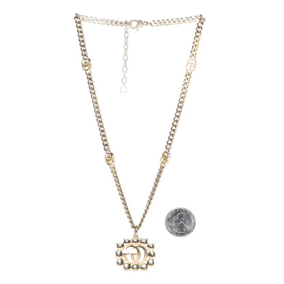 Gucci Pearl Marmont Necklace Aged Gold Cream 3 of 5