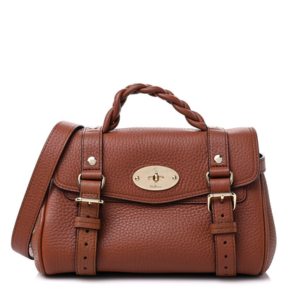 Mulberry Heavy Grain Mini Alexa Chestnut 1 of 9
