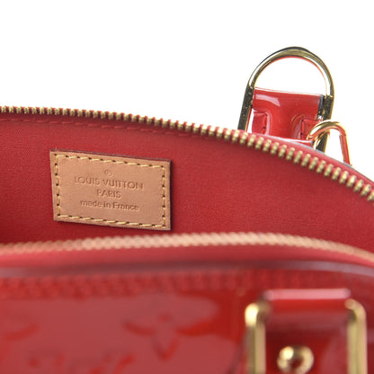 Louis Vuitton Vernis Alma BB Cherry 8 of 13