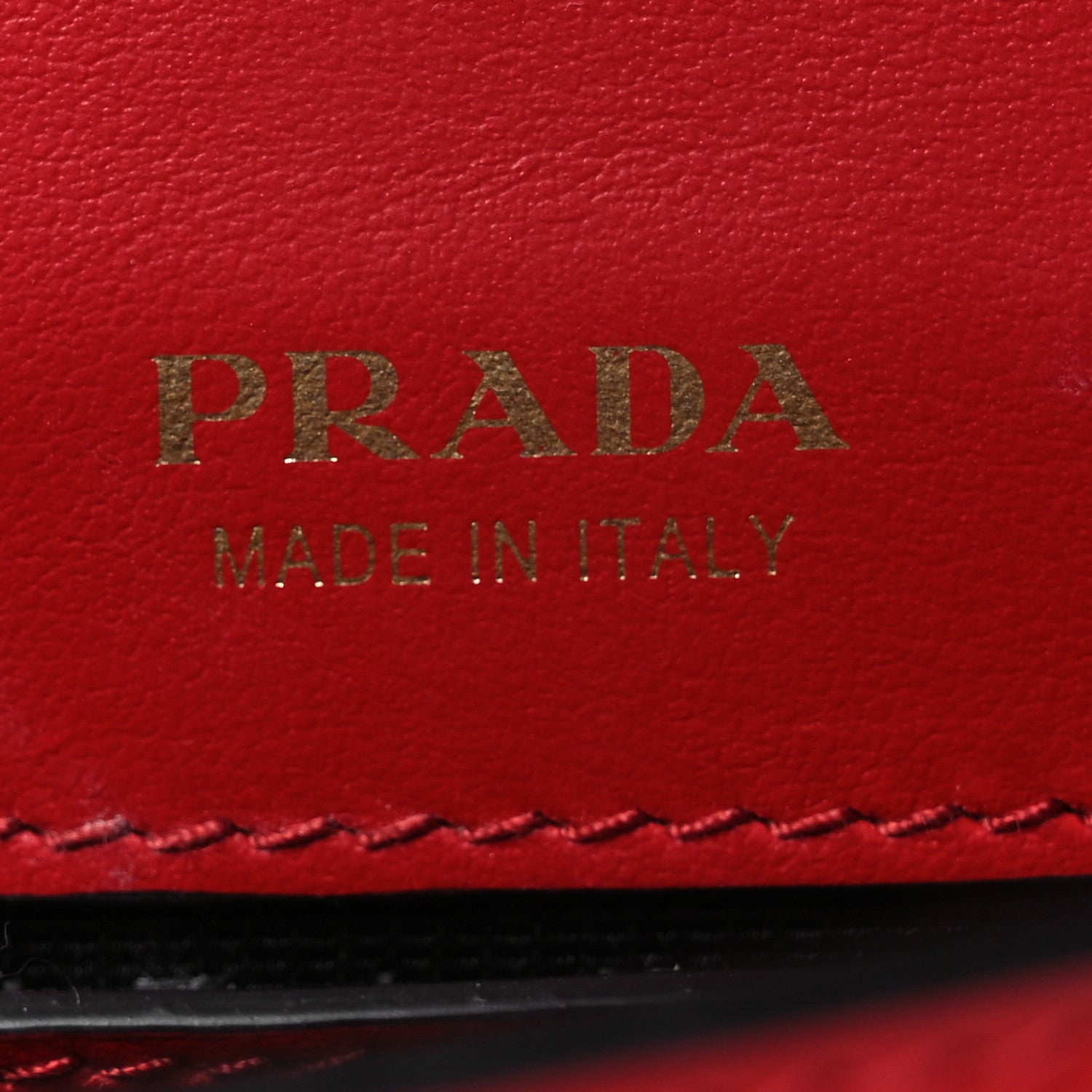Prada Saffiano City Calf Cahier Belt Bag Fuoco Black 5 of 11