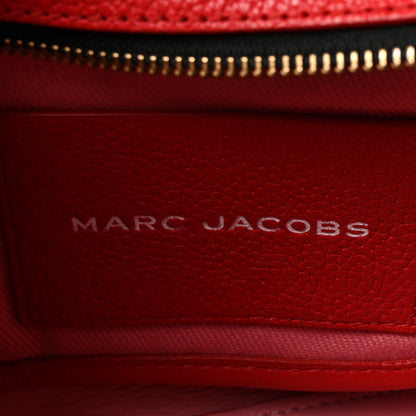 Marc Jacobs Grained Calfskin Small The Tote Bag True Red 6 of 9