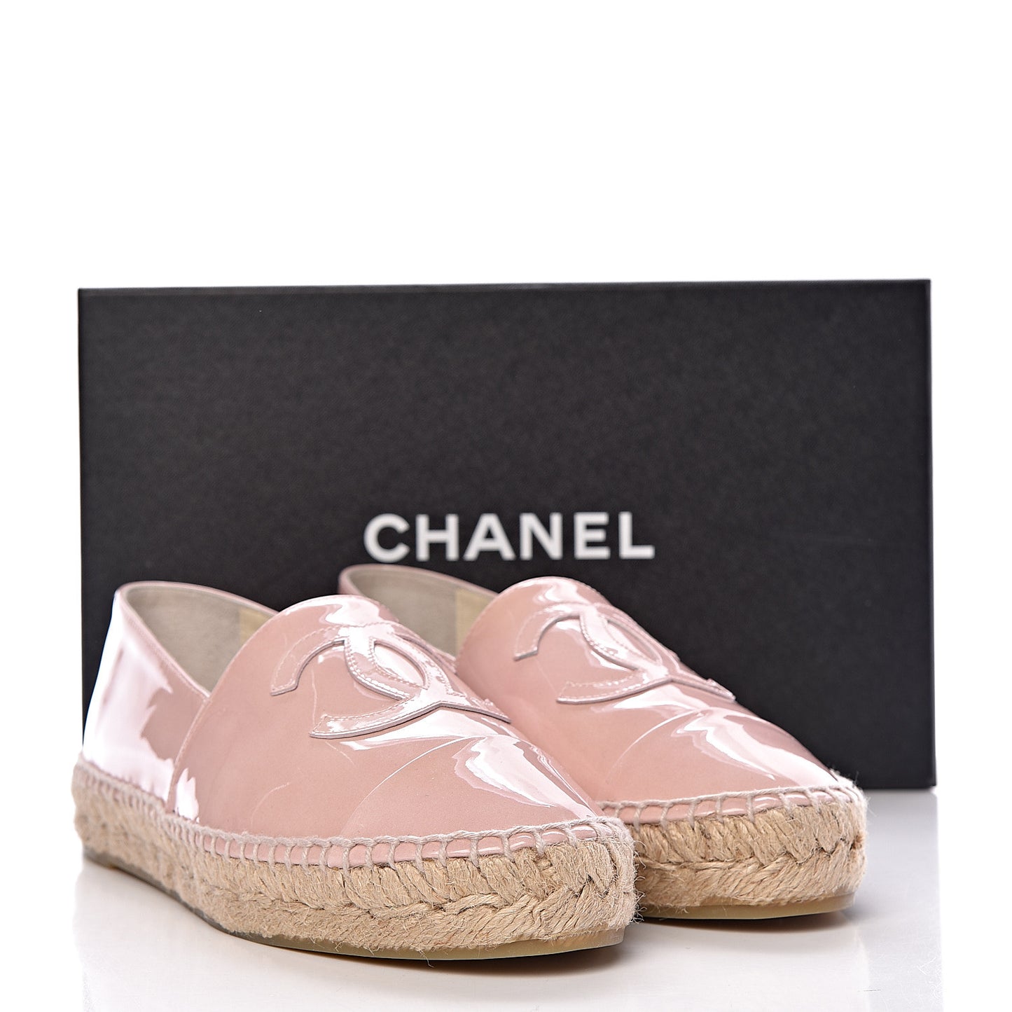 Patent CC Espadrilles 37 Pink