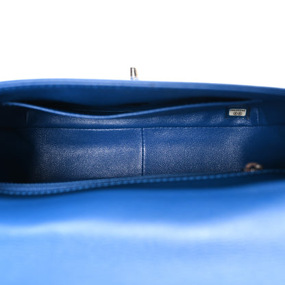 Chanel Calfskin Quilted Medium Rock My Shoulder Flap Blue 5 of 11