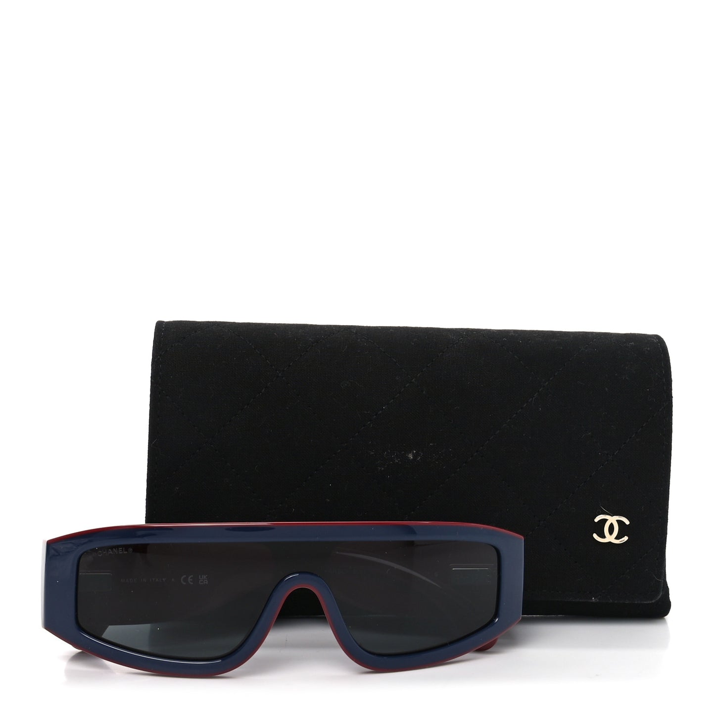Acetate Cat Eye Sunglasses 6057 Red Blue