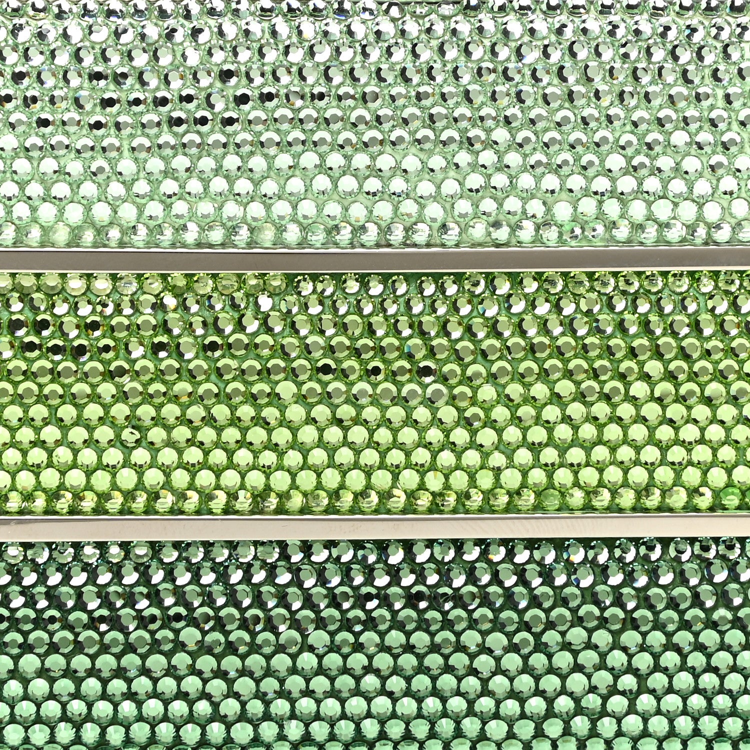 Judith Leiber Swarovski Crystal Minaudiere Clutch Green 6 of 8