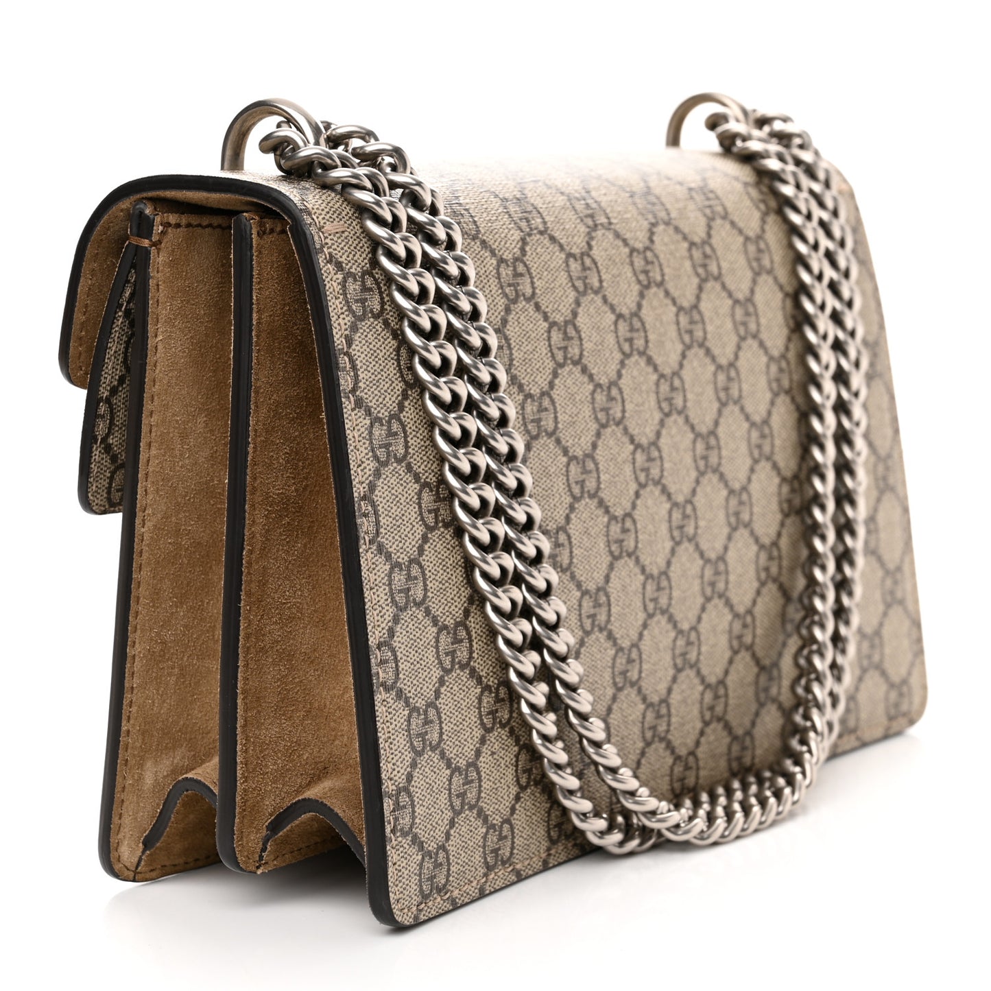 GG Supreme Monogram Small Dionysus Shoulder Bag Taupe