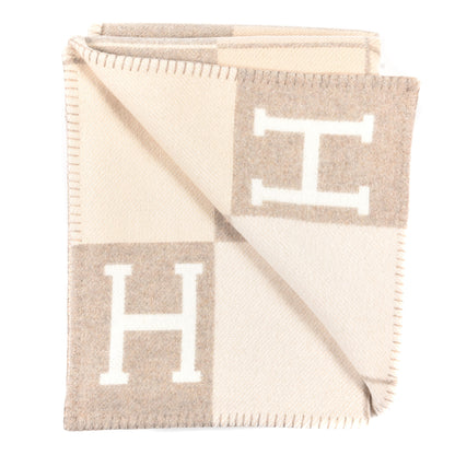 Hermes Wool Cashmere Avalon III Blanket Coco Camomille 2 of 3