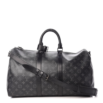 Louis Vuitton Monogram Eclipse Keepall Bandouliere 45 1 of 16
