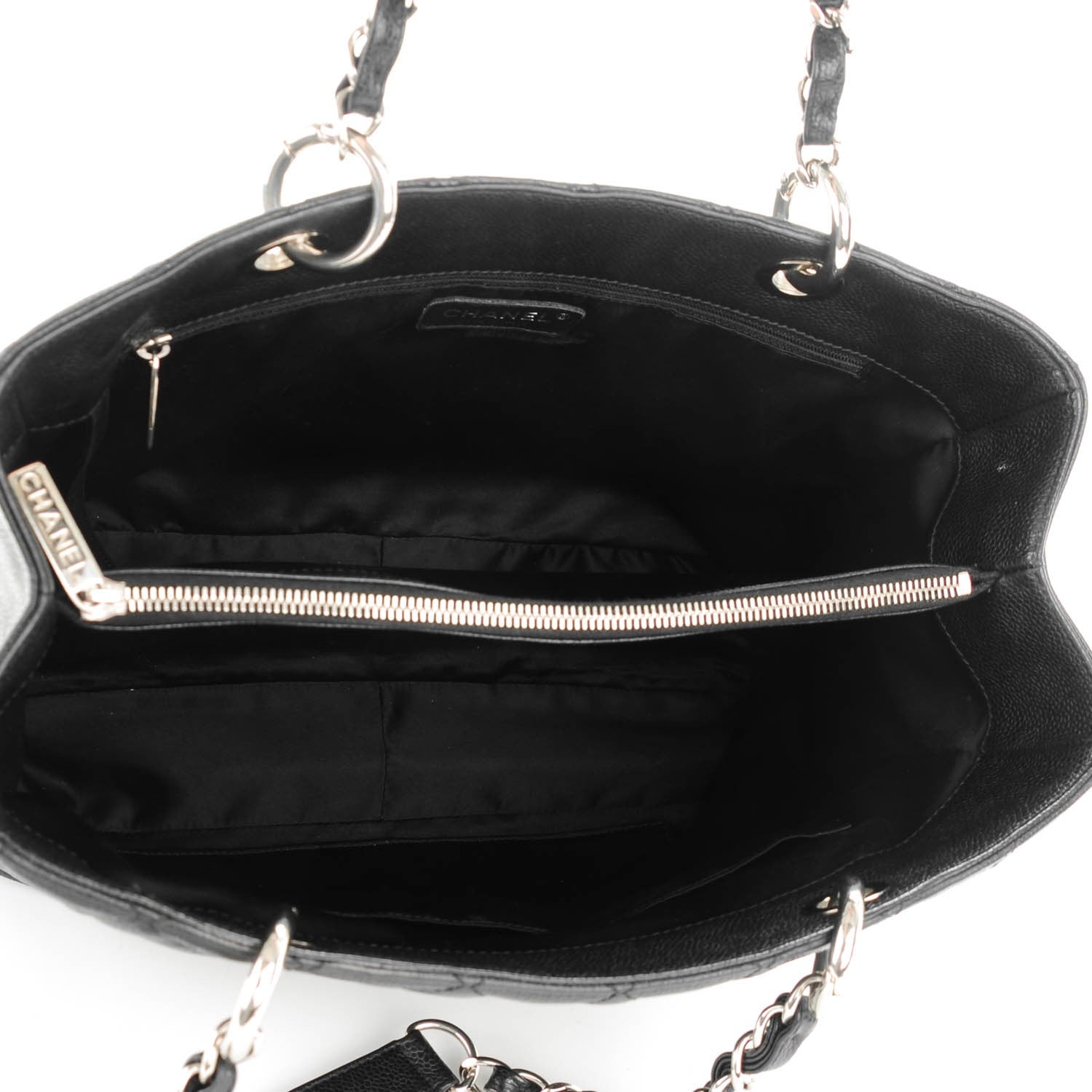 Chanel Caviar Quilted Grand Shopping Tote GST Black 5 of 7