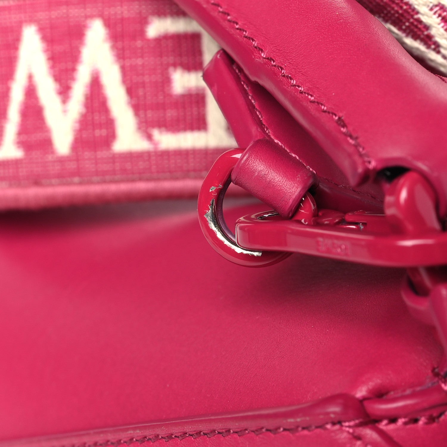 Loewe Satin Calfskin Monochrome Small Puzzle Edge Bag Ruby Red Glaze 9 of 9
