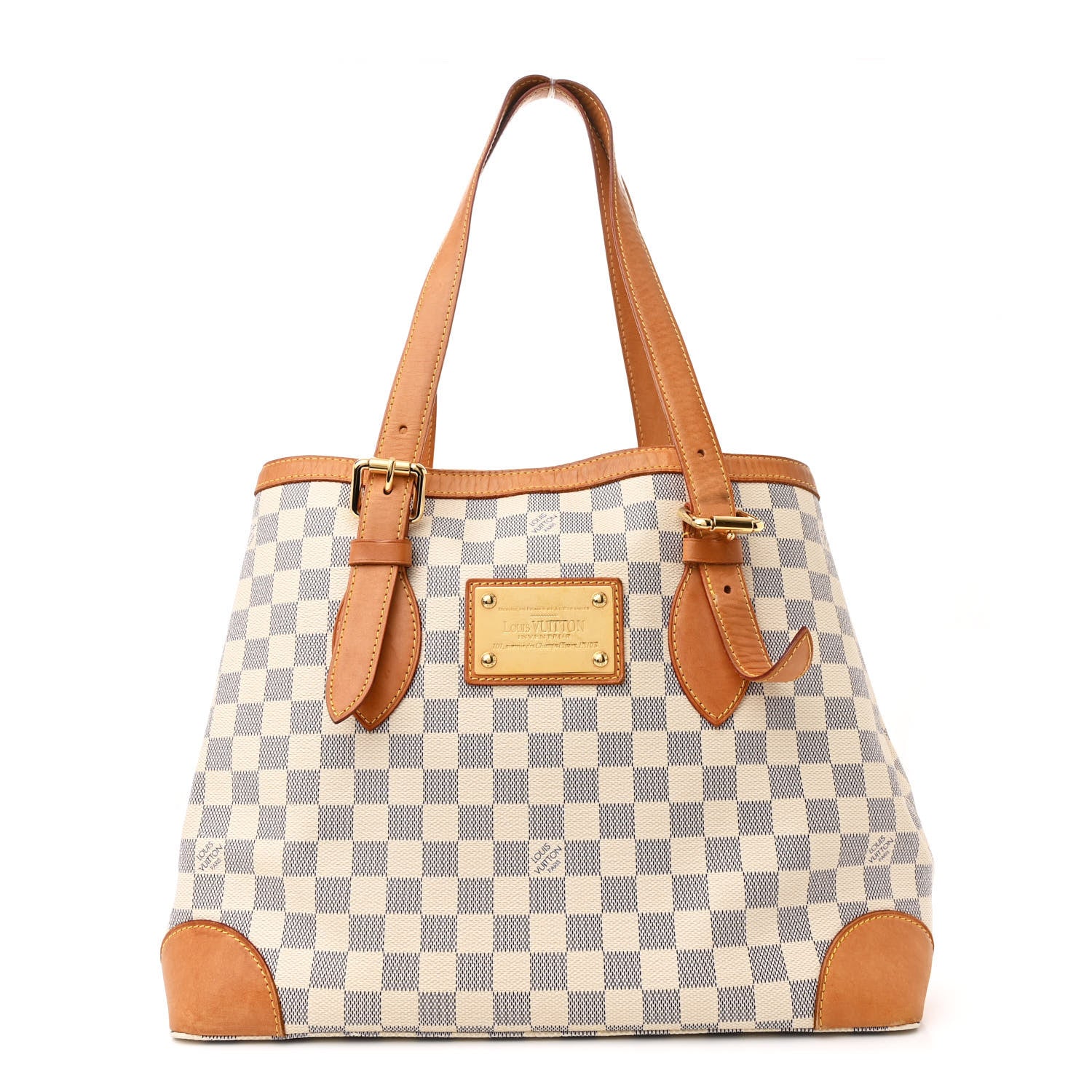 Louis Vuitton Damier Azur Hampstead MM 1 of 11