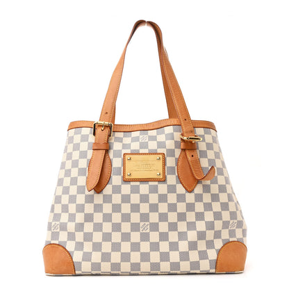 Louis Vuitton Damier Azur Hampstead MM 1 of 11