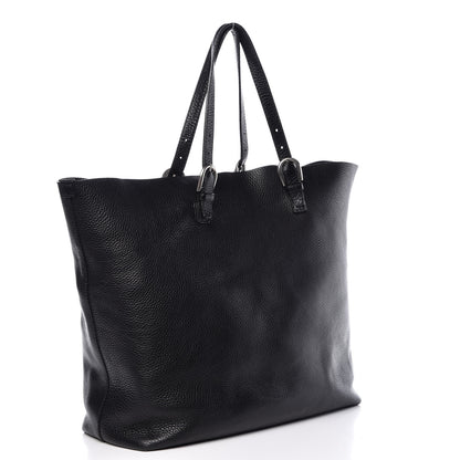 Gucci Pebbled Calfskin Large Tote Black 3 of 8