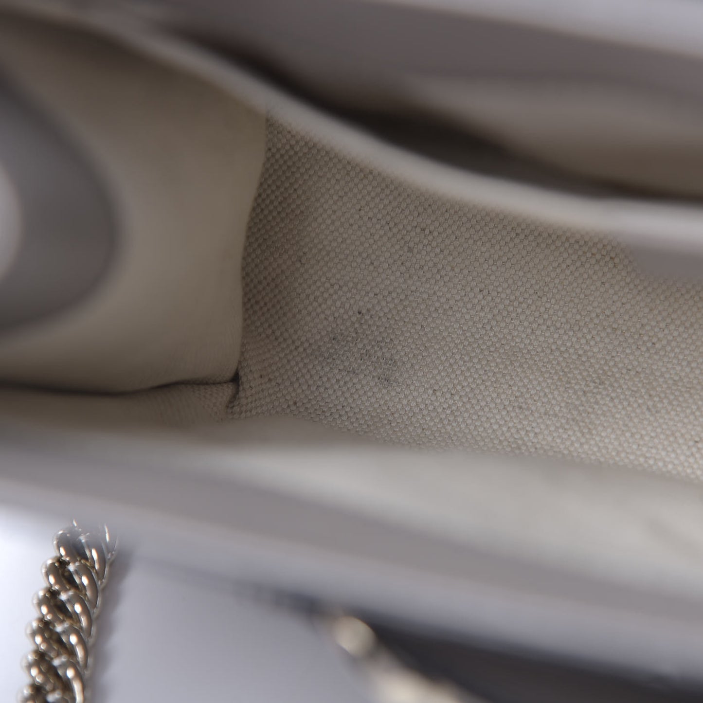 Guccissima Small Emily Chain Shoulder Bag Storm Grey