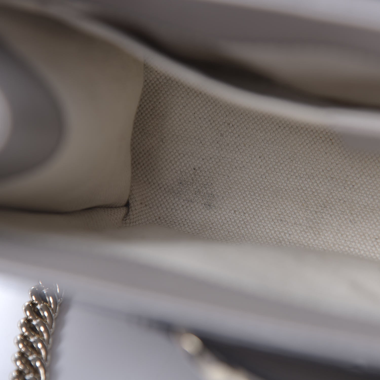 Gucci Guccissima Small Emily Chain Shoulder Bag Storm Grey 11 of 13