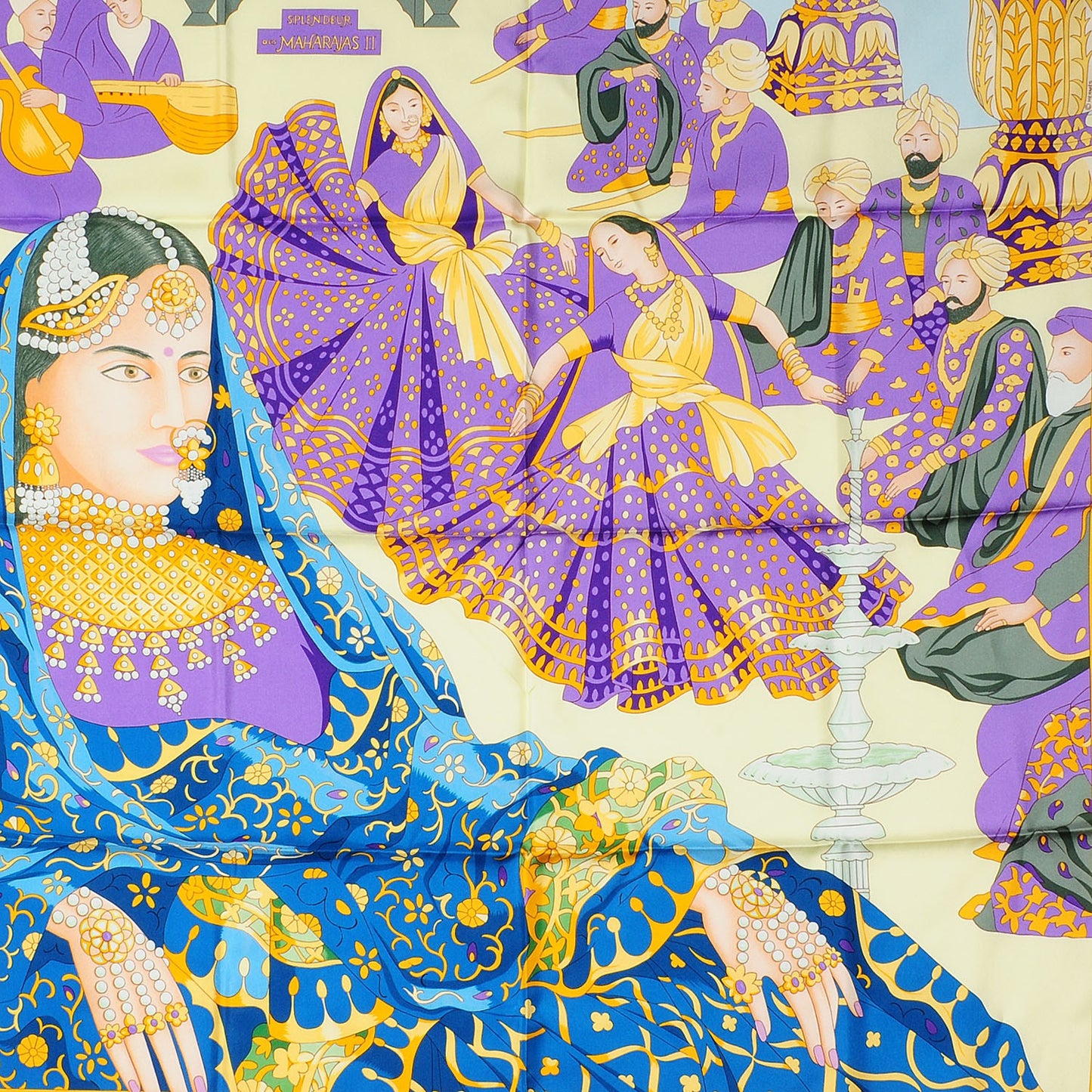 Silk Splendeur Des Maharajas II Scarf 90