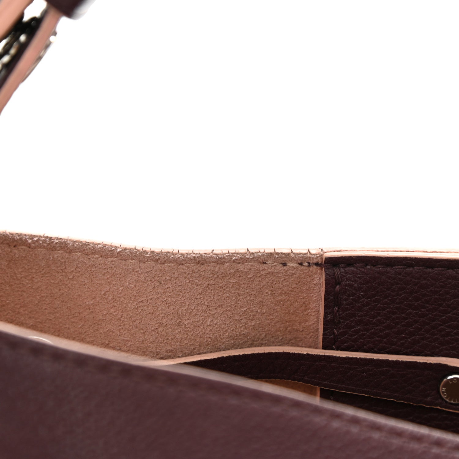 Louis Vuitton Calfskin Lockme Bucket Prune 15 of 16