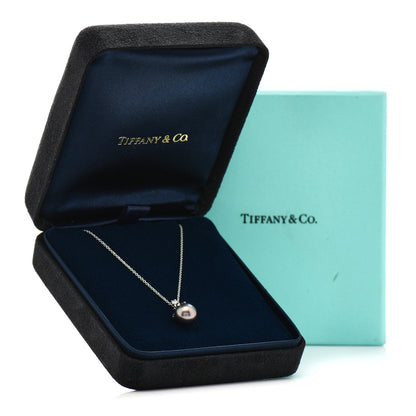 Tiffany Platinum Diamond Tahitian Pearl Fireworks Pendant Necklace 7 of 7