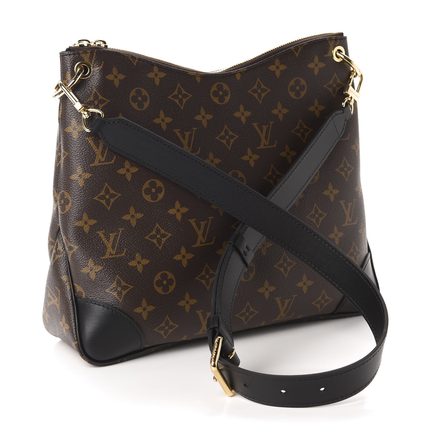 Louis Vuitton Monogram Odeon MM Black 3 of 10