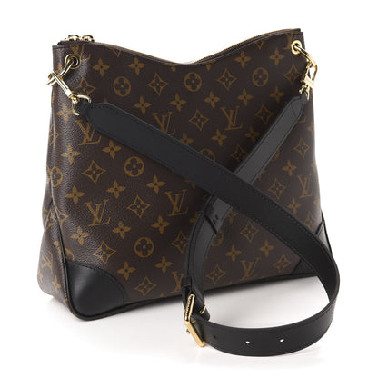 Louis Vuitton Monogram Odeon MM Black 3 of 10