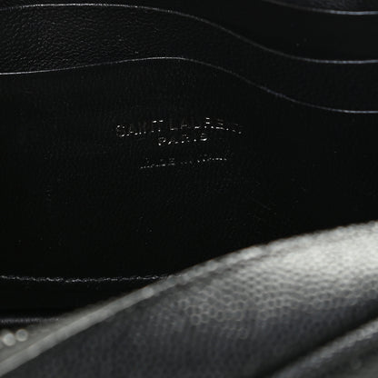 Saint Laurent Grain De Poudre Matelasse Monogram Mini Lou Camera Bag Black 11 of 11