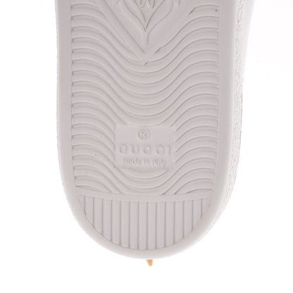 Gucci Calfskin Web Pearl Studded Womens Ace Sneakers 37.5 White 8 of 9