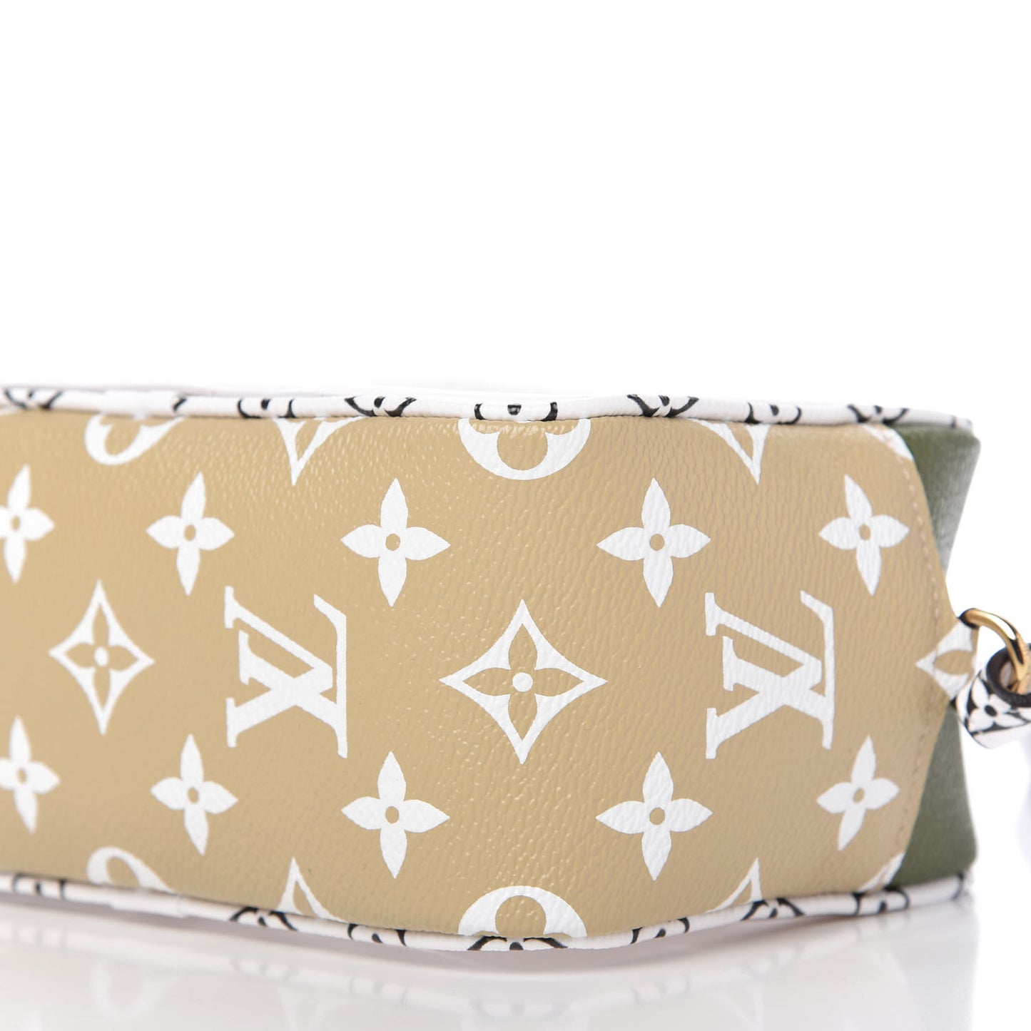 Monogram Giant Beach Pouch Kaki