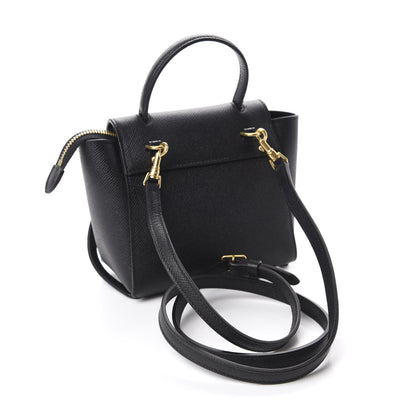 Celine Grained Calfskin Pico Belt Bag Black 3 of 9