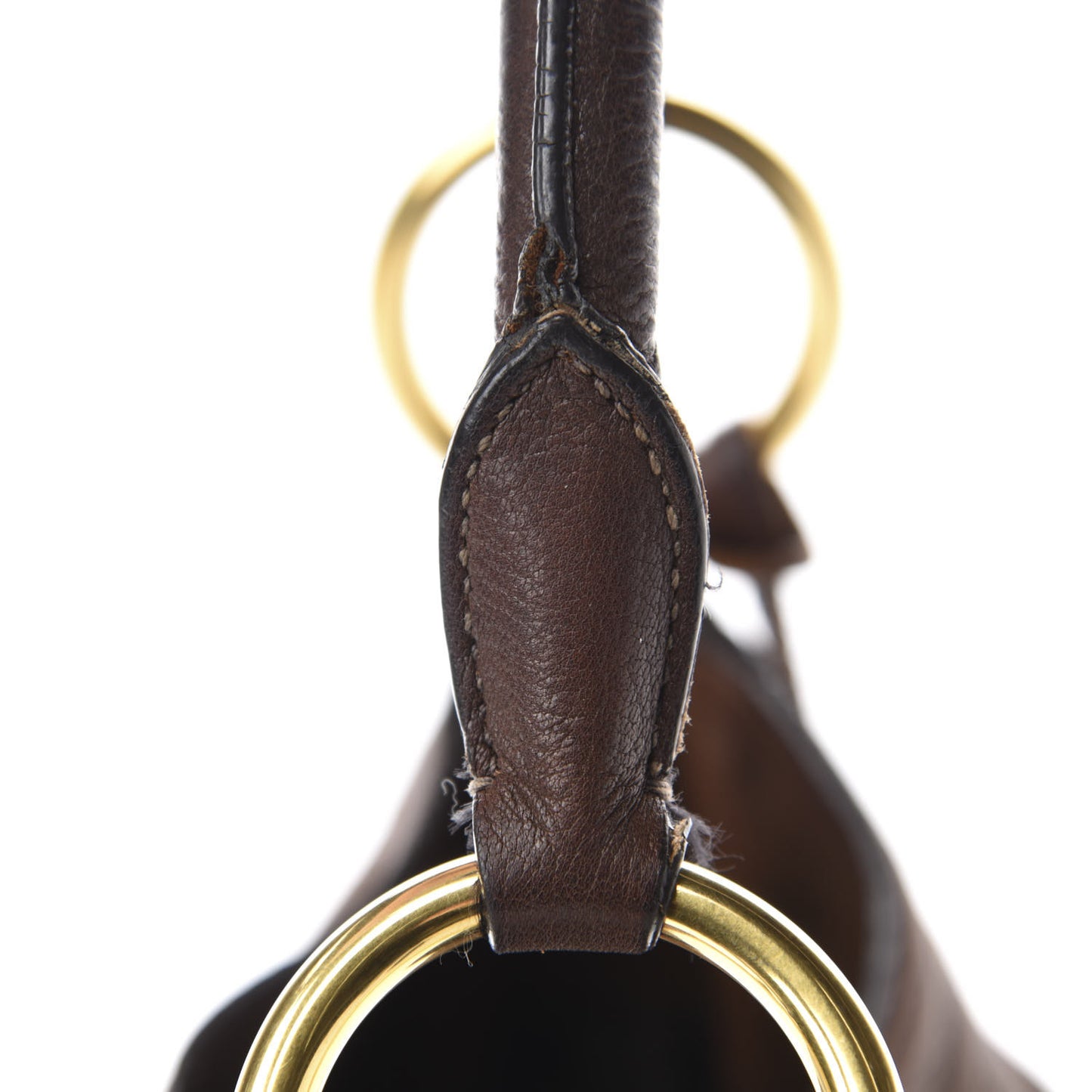 Vitello Daino Shoulder Bag Bruciato