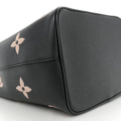 Louis Vuitton Empreinte Monogram Giant Neonoe MM Black Beige 9 of 10