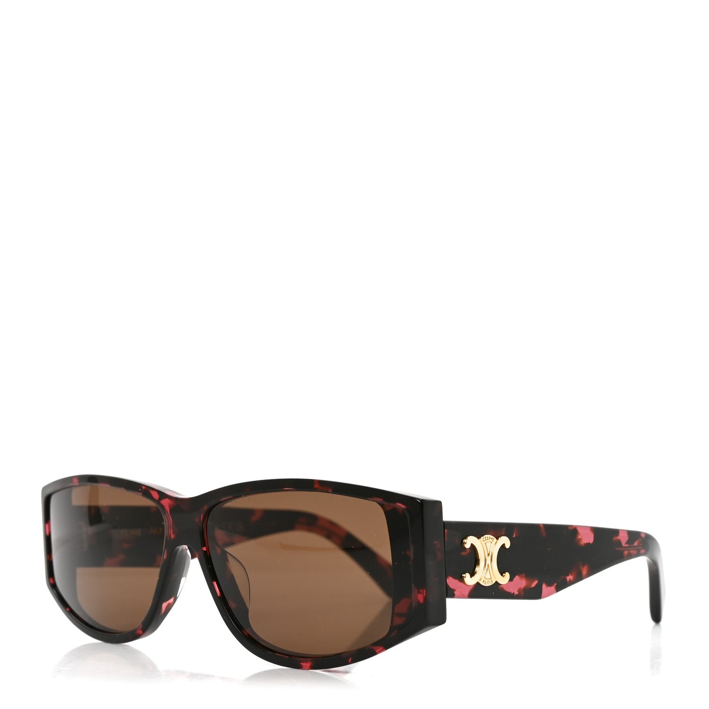 Acetate Triomphe Sunglasses CL40227U Pink Havana