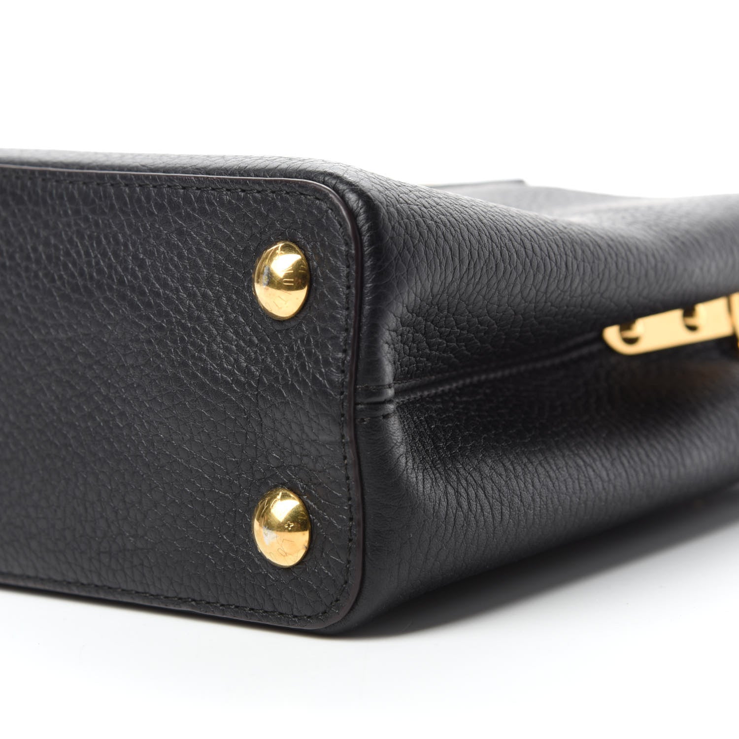 Louis Vuitton Taurillon Capucines BB Black 7 of 9