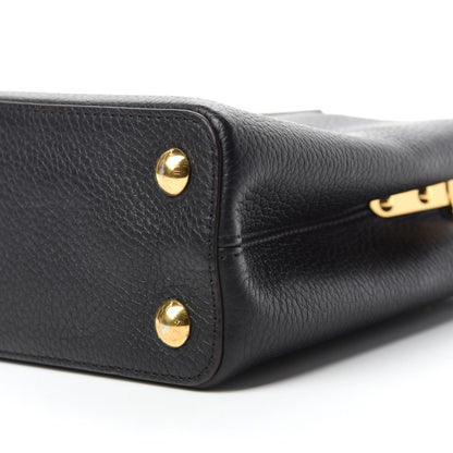 Louis Vuitton Taurillon Capucines BB Black 7 of 9
