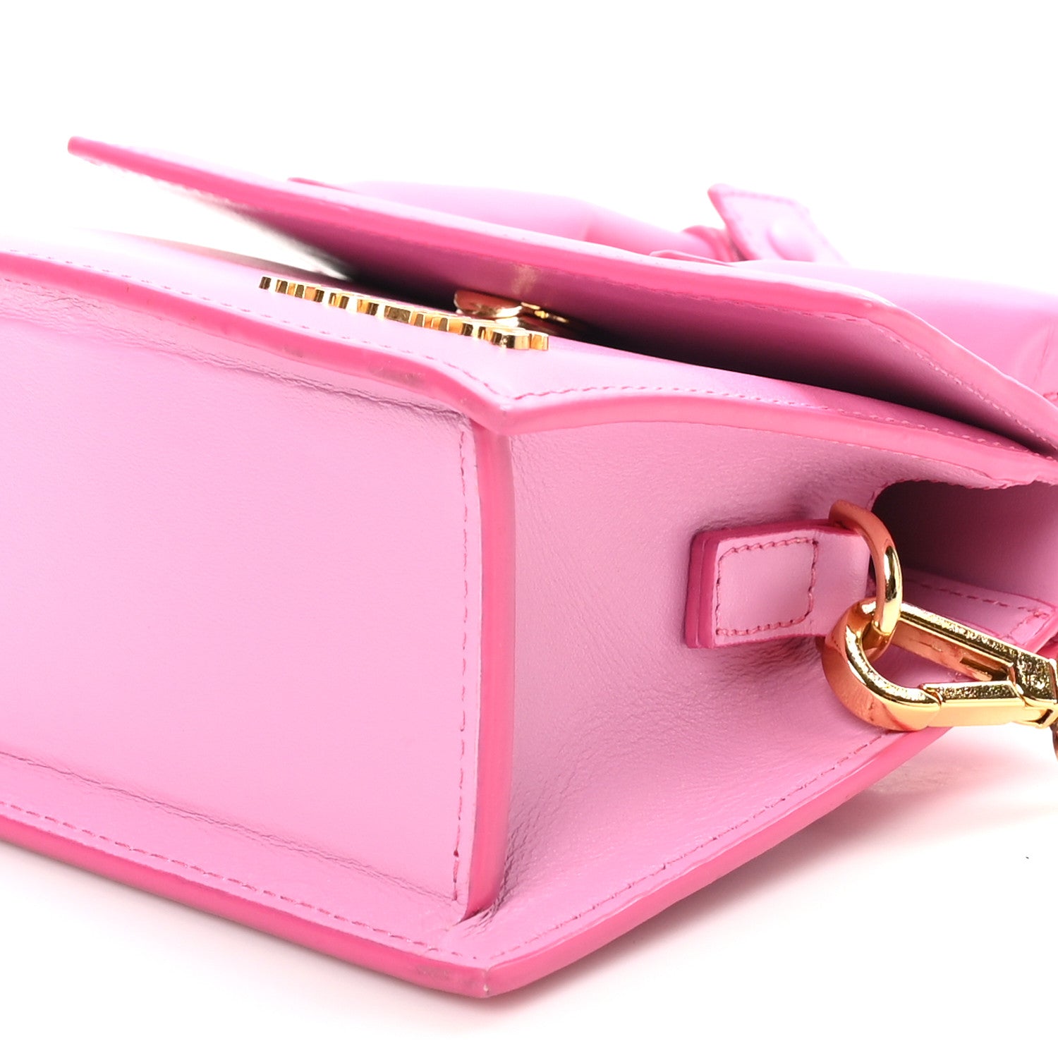 Jacquemus Smooth Calfskin Le Chiquito Noeud Gradient Pink 9 of 9