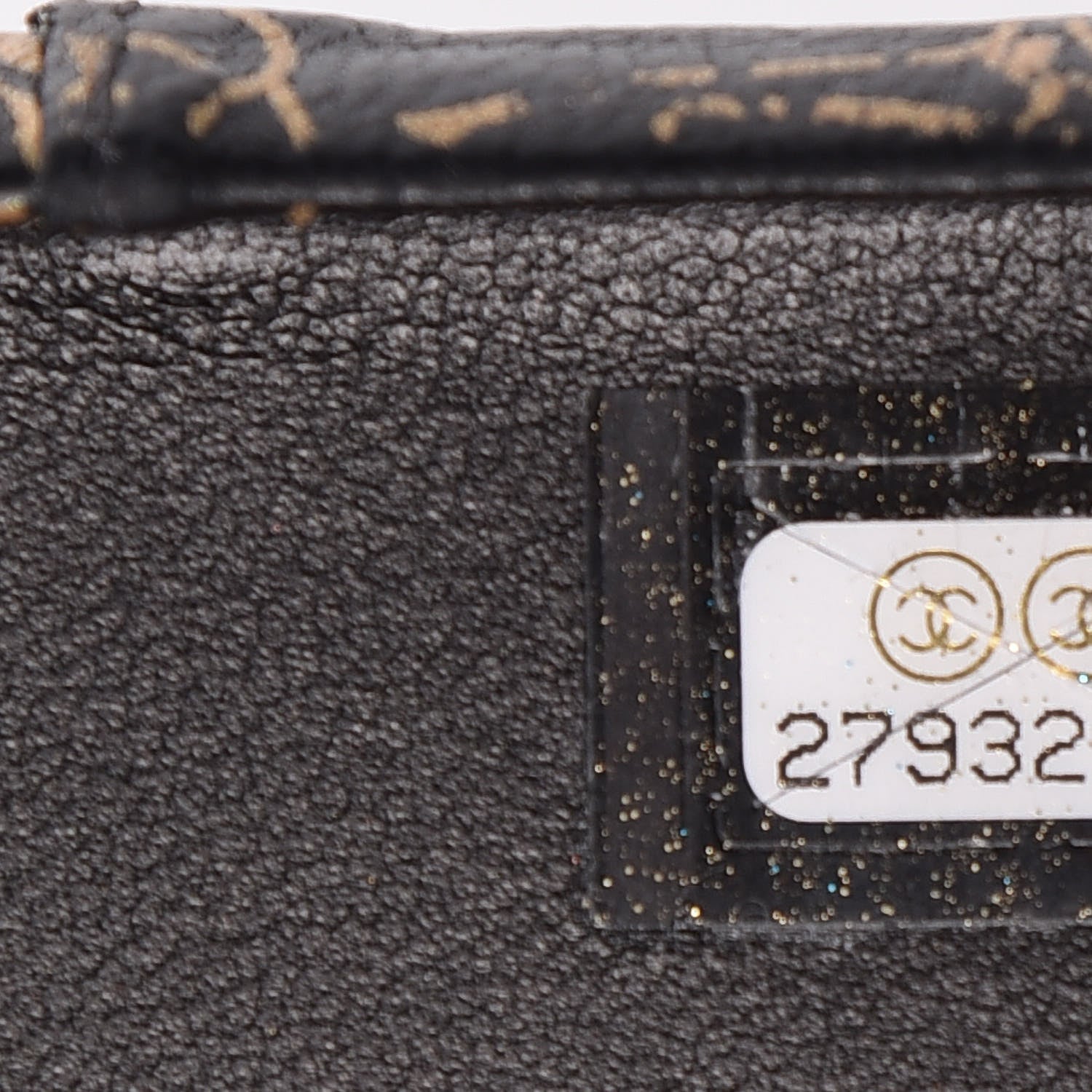 Chanel Lambskin Quilted iPhone X Coco Tech Egyptian Graffiti Case Black Gold 5 of 12
