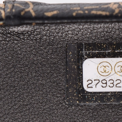 Chanel Lambskin Quilted iPhone X Coco Tech Egyptian Graffiti Case Black Gold 5 of 12