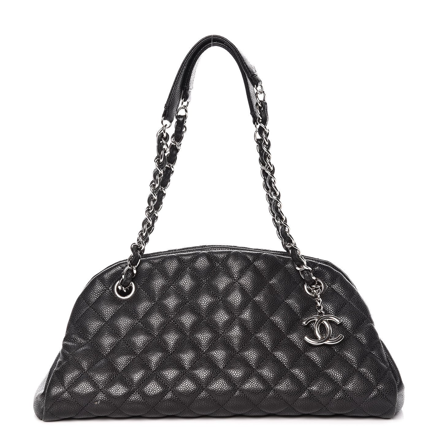 Caviar Quilted Medium Just Mademoiselle Black