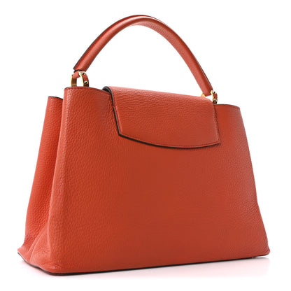 Louis Vuitton Taurillon Capucines MM Clementine 3 of 9