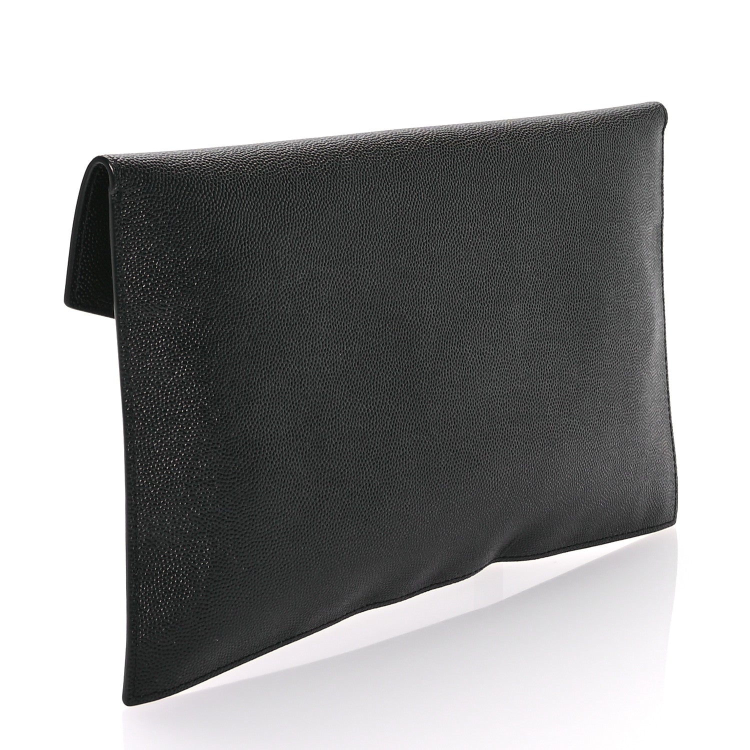 Saint Laurent Grain De Poudre Uptown Pouch Black 3 of 7